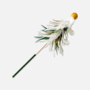 Christmas Tree Feather Cat Teaser with Bell