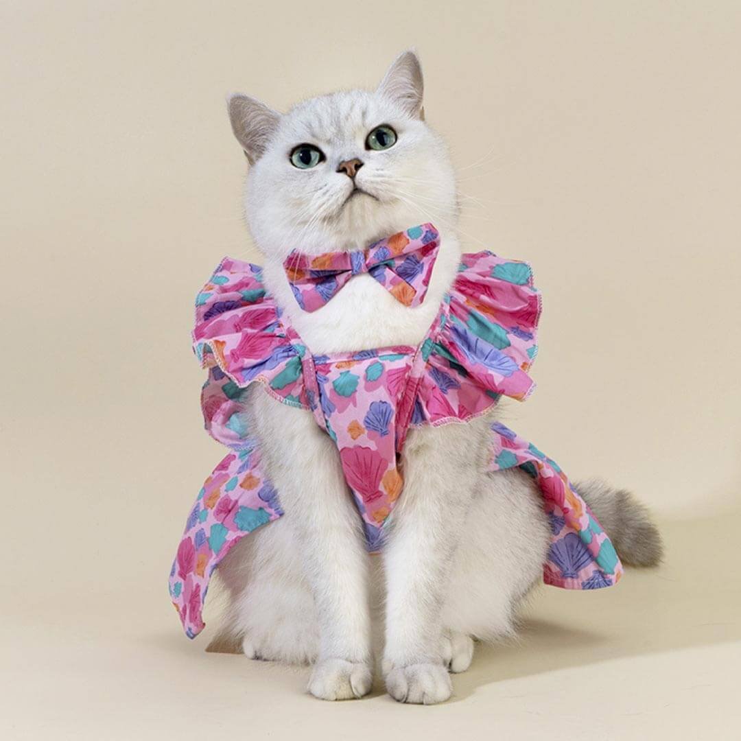 Little Princess Cat Dress & Bow Set - Image 8