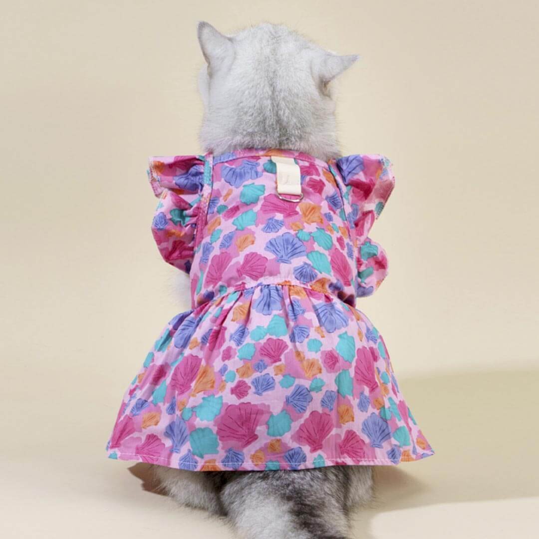 Little Princess Cat Dress & Bow Set - Image 5
