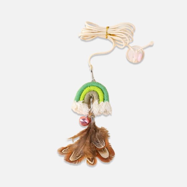 Rainbow Feather Cat Toy - Image 2