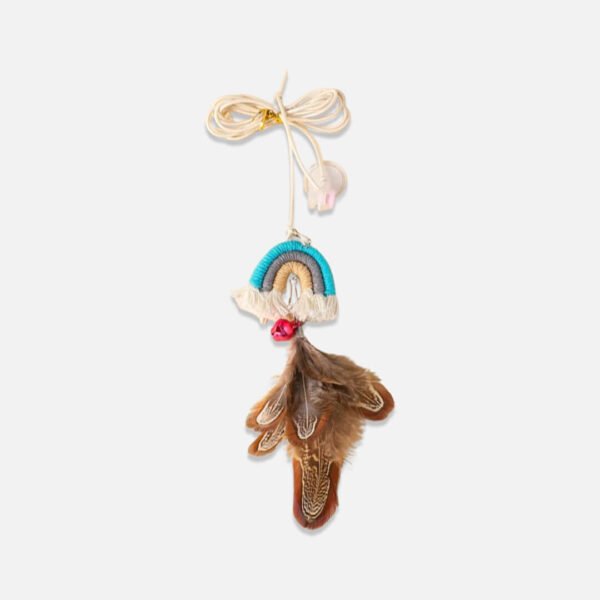 Rainbow Feather Cat Toy - Image 3