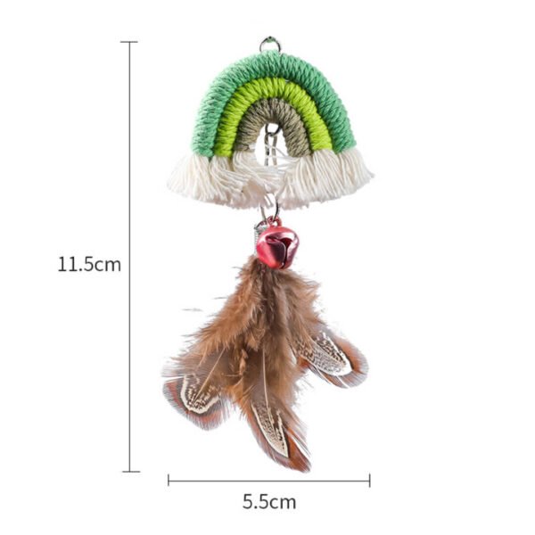 Rainbow Feather Cat Toy - Image 4