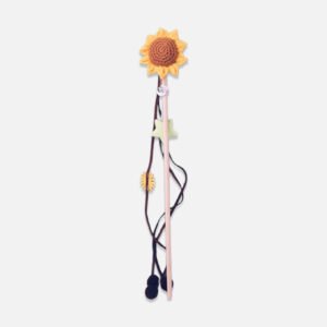 Sunflower Cat Wand Toy