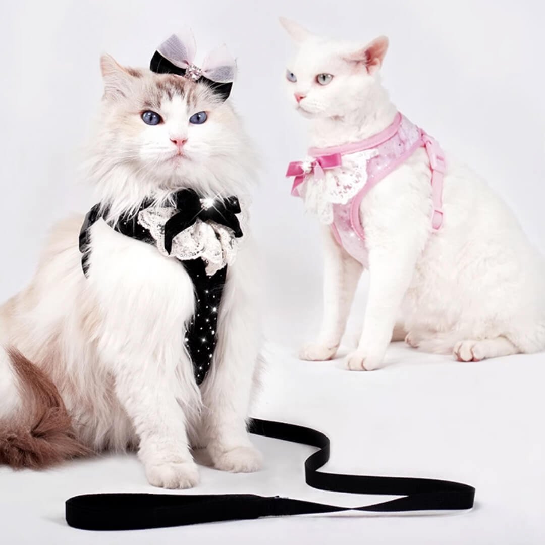 TouchDog Sparkle Cat Harness & Leash Set - Image 11