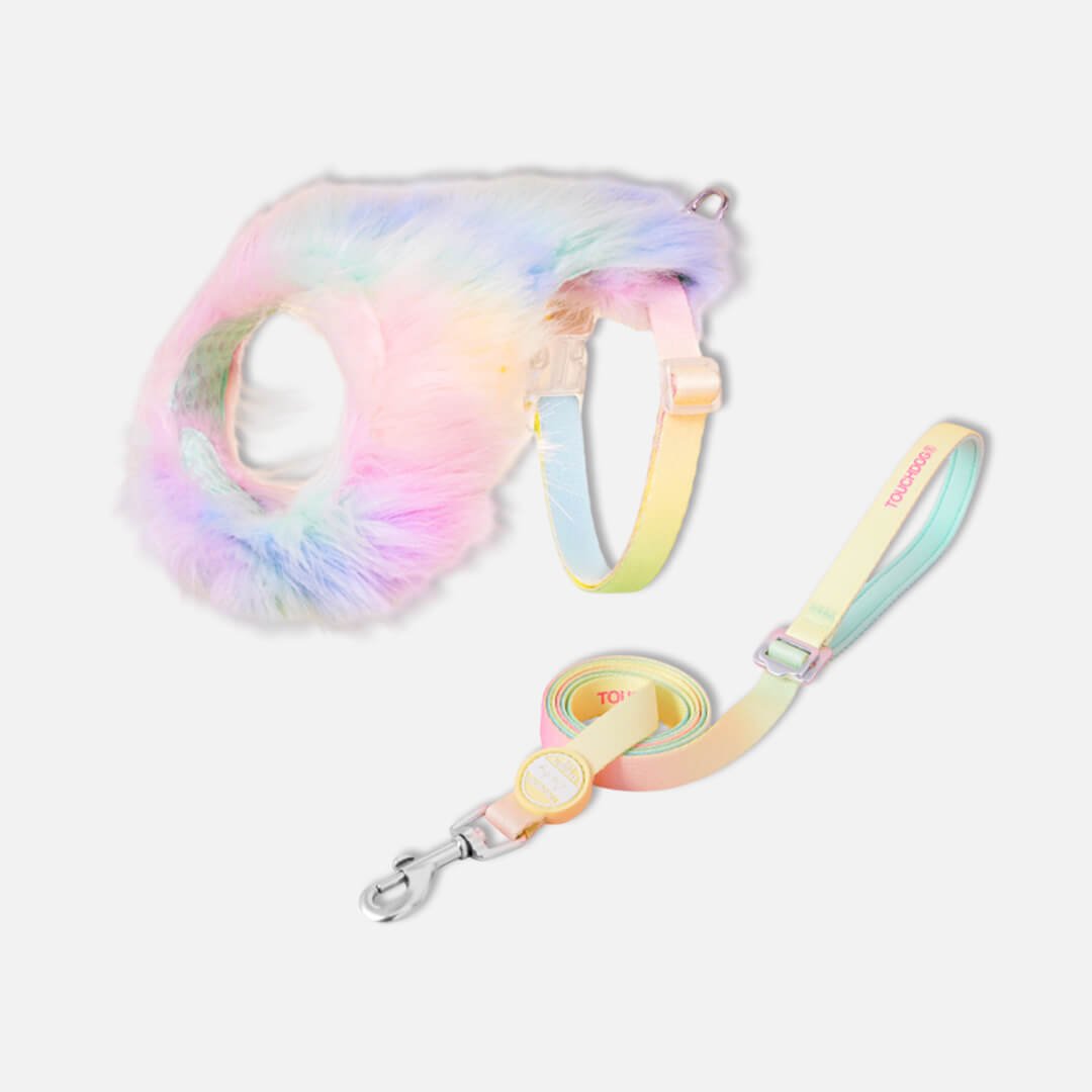 TouchDog Glow Cat Harness & Leash Set