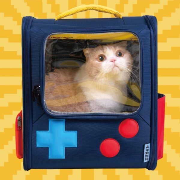 PurLab Gameboy Expandable Cat Backpack - Image 13