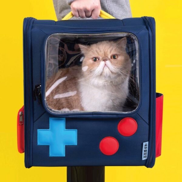 PurLab Gameboy Expandable Cat Backpack - Image 5